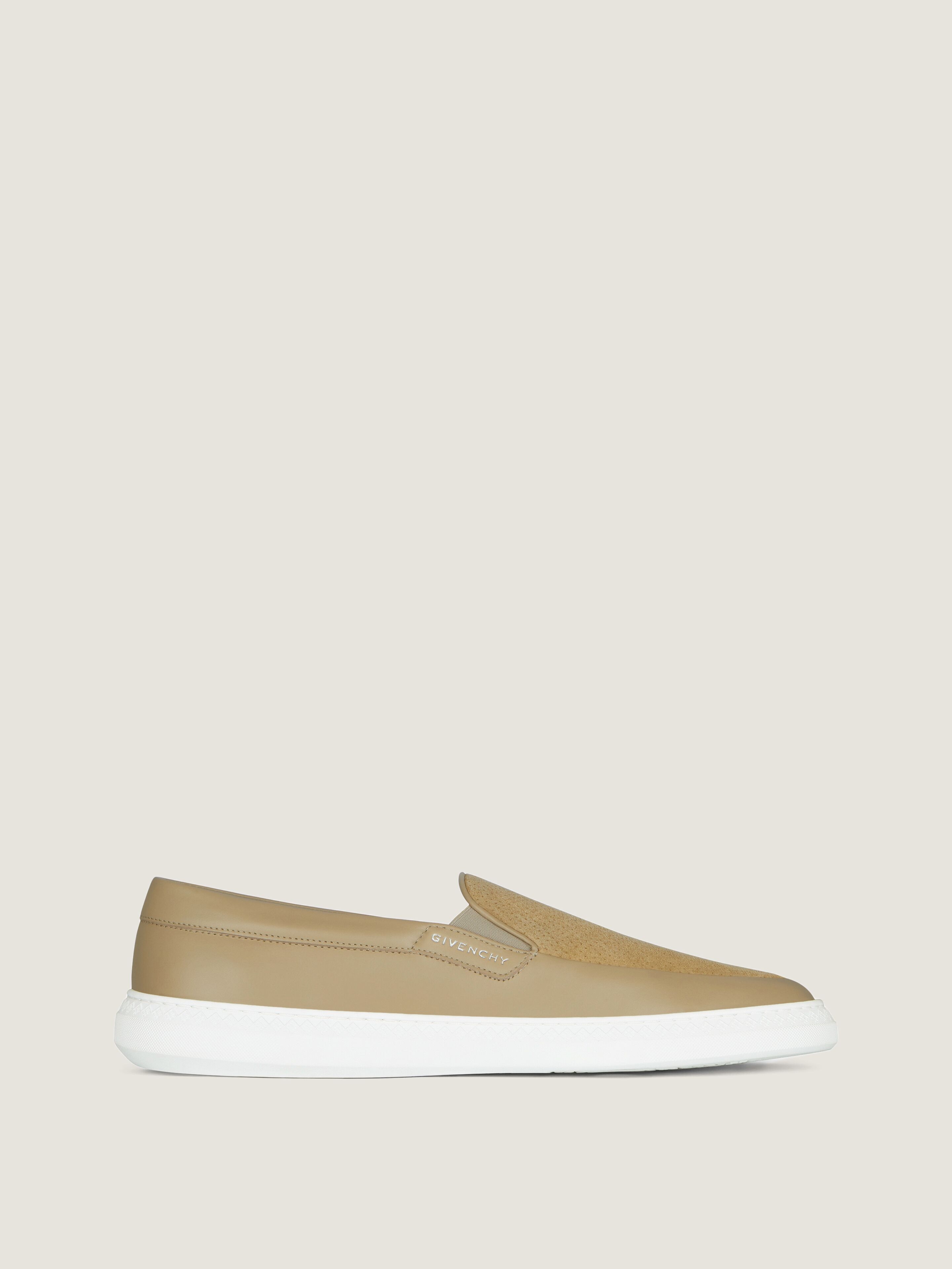 G Set sneakers in leather and perforated suede